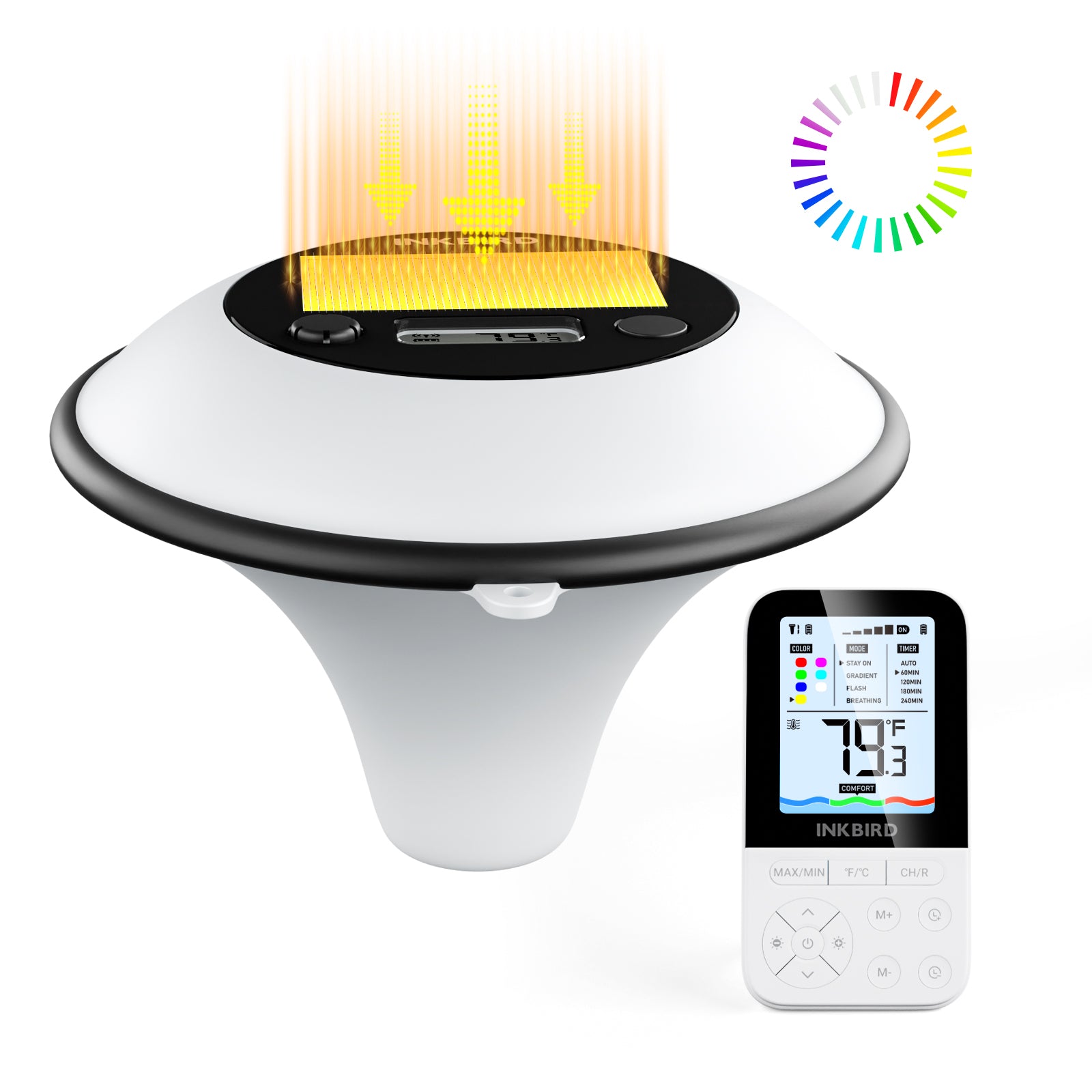 Solar Panel in IBS-P05R Pool Thermometer