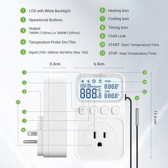Temperature Controller C226T - INKBIRD