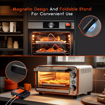 WiFi & Bluetooth BBQ Thermometer IDT - 34E - BW - INKBIRD