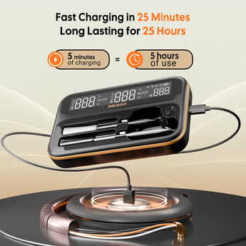 WiFi & Bluetooth Meat Thermometer INT - 12 - BW - INKBIRD