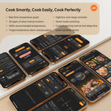 WiFi & Bluetooth Meat Thermometer INT - 12 - BW - INKBIRD