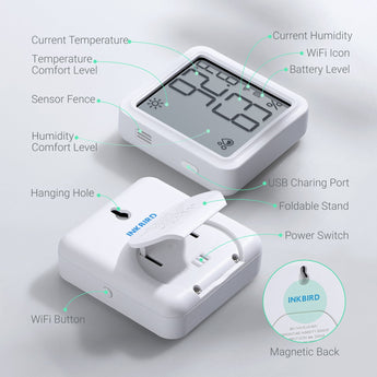 WiFi Hygrometer Thermometer IBS - TH3 WIFI PLUS - INKBIRD