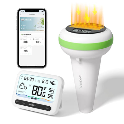 WiFi Pool Thermometer Set IBS - P03R+IM - 03 - W - INKBIRD