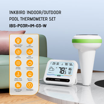 WiFi Pool Thermometer Set IBS - P03R+IM - 03 - W - INKBIRD