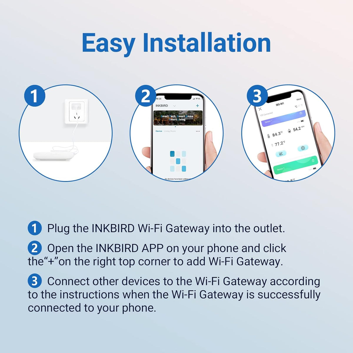 Wireless Pool Thermometer Set IBS-P01R with WIFI Gateway IBS-M1 – INKBIRD
