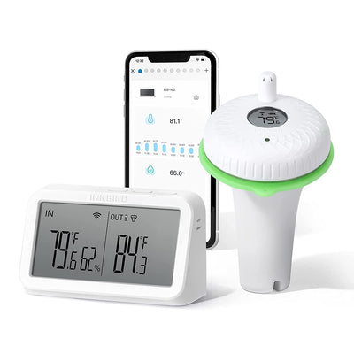 Wireless Pool Thermometer Set IBS - P02R with WIFI Gateway IBS - M2 - INKBIRD