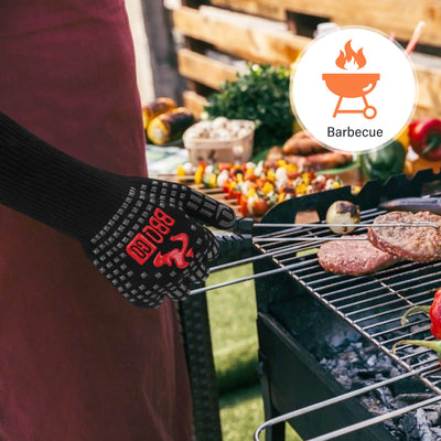 14" Heat Resistant Grilling Gloves - INKBIRD