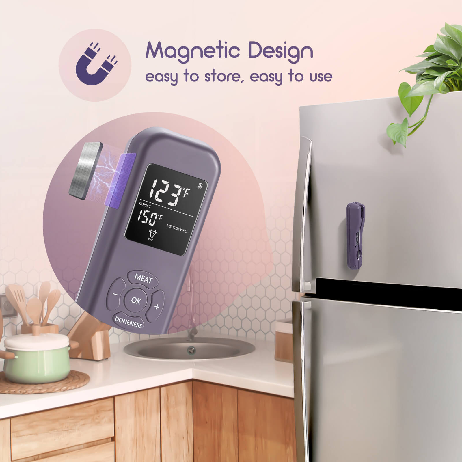 3 - in - 1 Instant Read Thermometer IHT - 1M - INKBIRD