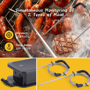Bluetooth BBQ Thermometer IBT - 2X - INKBIRD