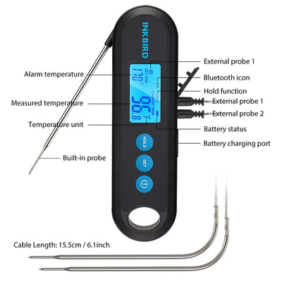 Bluetooth Instant Read Thermometer IHT - 2PB - INKBIRD