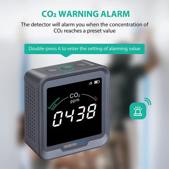 Digital 3 - in - 1 CO2 Detector PTH - 9C - INKBIRD