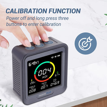 Digital 6 - in - 1 CO2 Detector PTH - 9A - INKBIRD