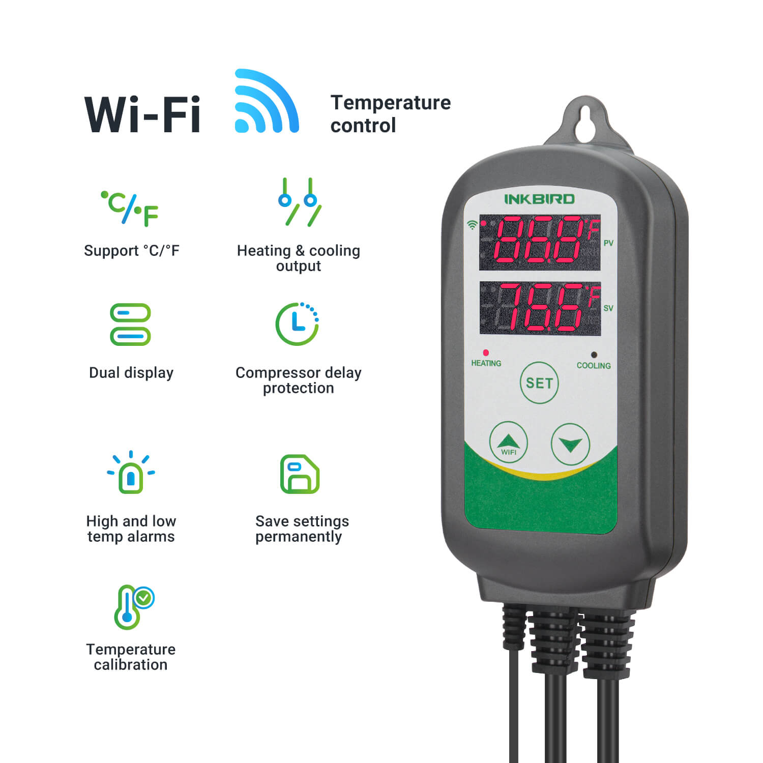 Controlador De Temperatura Inkbird Itc308s Para Acuario | Envío Gratis