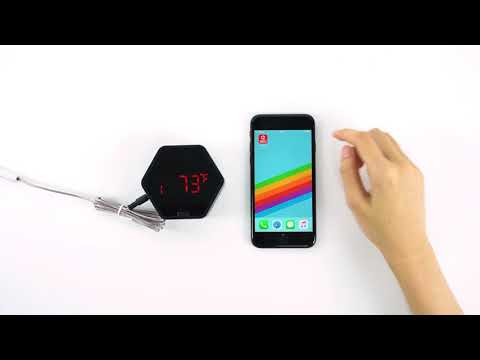 Wireless Bluetooth BBQ Thermometer IBT-6XS Video