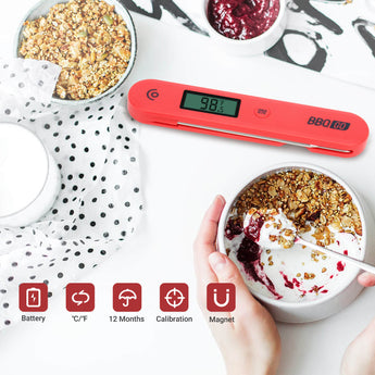 Inkbird BG - HH1C Foldable Digital Instant Read Cooking Food Thermometer - INKBIRD