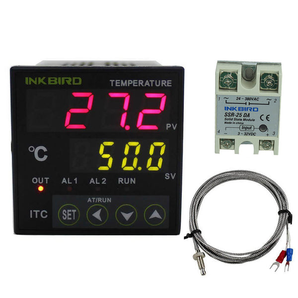 MC901 PID-Temperaturregler – K-Typ/Pt100, 0–1300 °C, Relais/SSR – Für Sous Vide, Aquarium, Brauen