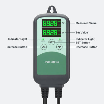Programmable CO2 Controller with S01 Sensor ICC - 500T - INKBIRD