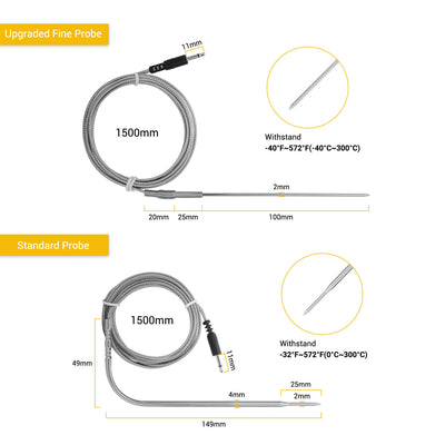 Replacement 59" Ultra - Thin Probe for IBT - 2X, IBT - 4XS and IBT - 6XS - INKBIRD