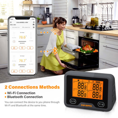 WiFi & Bluetooth BBQ Thermometer IBBQ - 4BW - INKBIRD